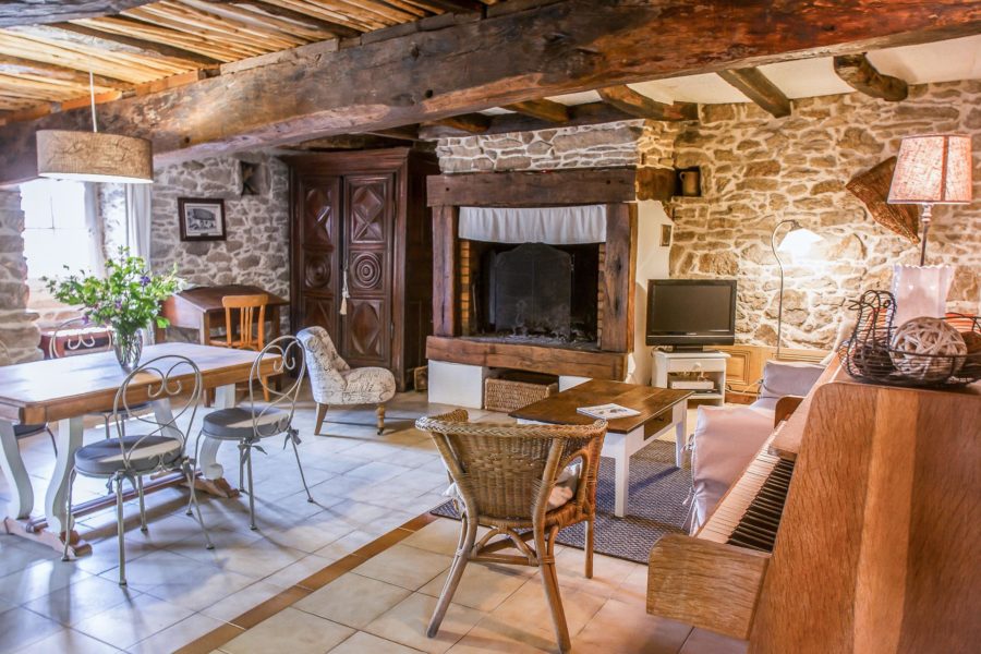 La chaumière Séjour salon
