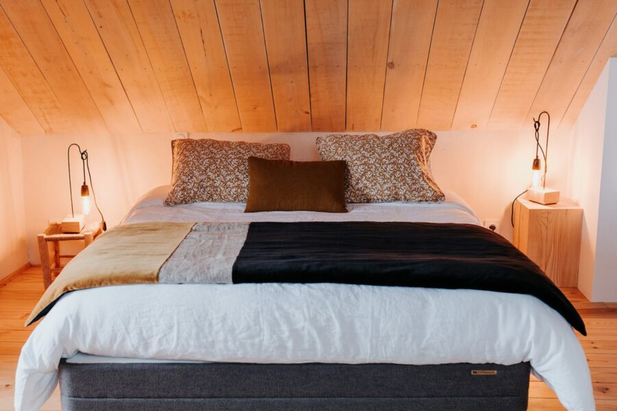 La chambre, lit queen size